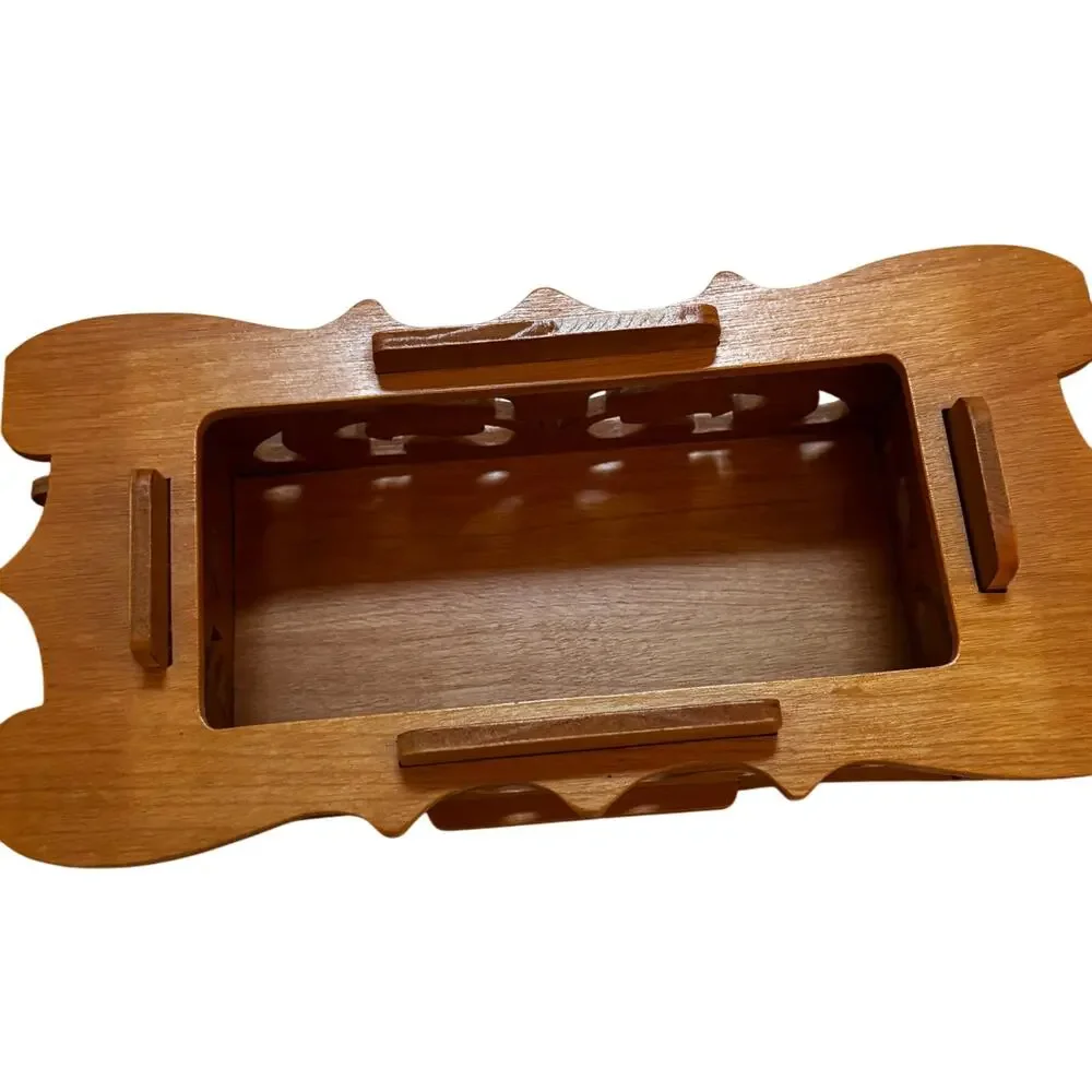 Unique carved wood storage box trinkets potpourri keepsakes laser cut holder
